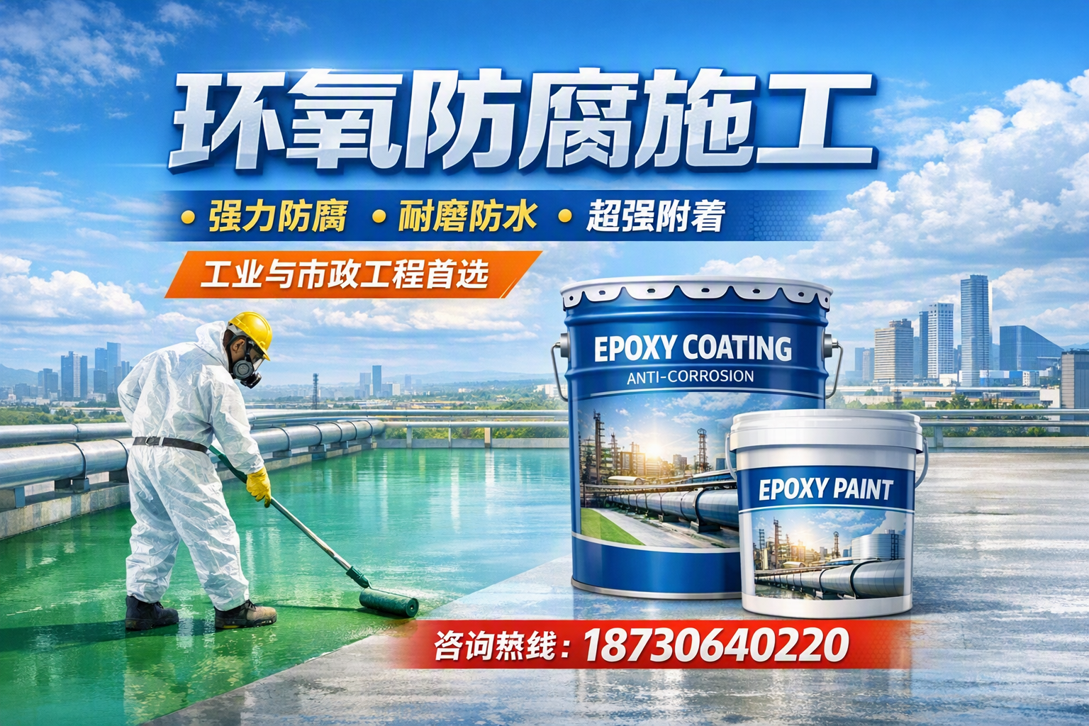 在 东营 进行环氧防腐施工的注意事项