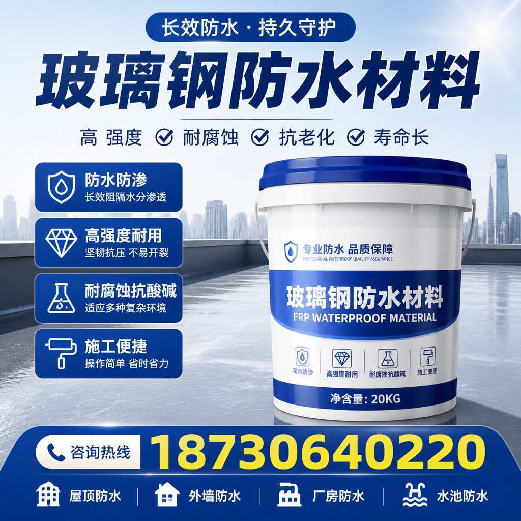 玻璃钢防水材料与传统防水材料的对比，哪种更好？
